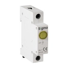 Індикатор світлосигнальний модульний SIGMA 220V AC, жовтий (SSL-Y220A)
