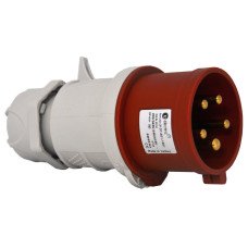 Вилка силова 16А/5 (3Р+N+РЕ) IP44, TP electric (3105-301-1601)