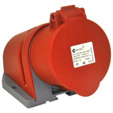 Розетка силова настінна 16А/5 (3Р+N+РЕ) IP44, TP electric (3105-307-1600)