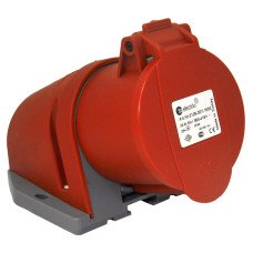 Розетка силовая настенная 32А/4 (3Р+РЭ) IP44, TP electric (3126-307-1600)