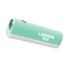 LED ліхтар ручний акумуляторний LEBRON L-HL-15, ABS, зелений, 5W/1W, USB, 1200mAh Li-Ion