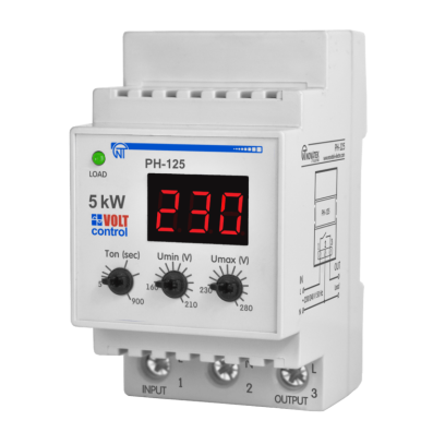 Реле напряжения РН-125 (Standart), Novatek NTRN12503., 56-56-55