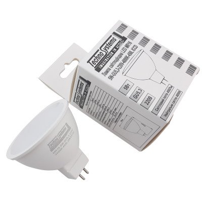 Светодиодная лампа LED MR16-5W-GU5.3-220V-4000K-450L ICCD TNSy, TNSy5000047
