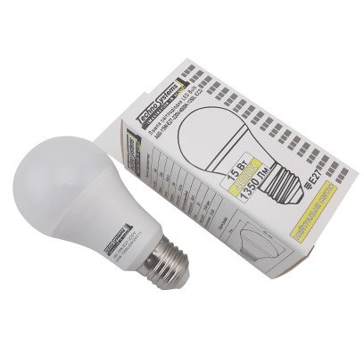 Светодиодная лампа LED Bulb-A60-15W-E27-220V-4000K-1580 GOLDEN TNSy, TNSy5000042