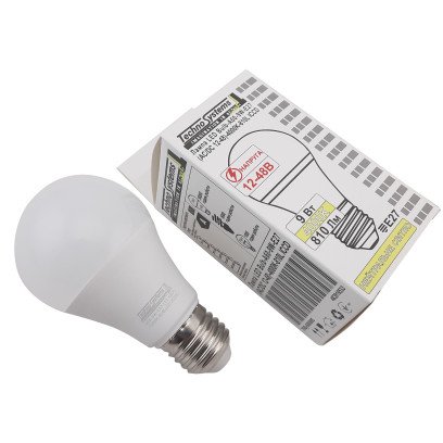 Лампа світлодіодна LED Bulb A60-9W-E27-(AC/DC 12-48V)-4000K-810L ICCD TNSy, TNSy5000085