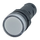 Лампа AD16DS d16mm 24В AC/DC біла TNSy, TNSy5500242