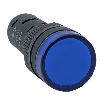 Лампа AD16DS d16mm 24В AC/DC синій TNSy, TNSy5500249