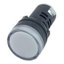 Лампа AD22DS d22mm 24В AC/DC біла TNSy, TNSy5500232