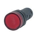 Лампа AD16DS d16mm 24В AC/DC червоний TNSy, TNSy5500248