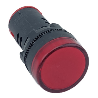 Лампа AD22DS d22mm 24В AC/DC червоний TNSy, TNSy5500238