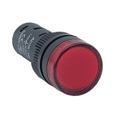 Лампа AD16DS d16mm 24В AC/DC красный TNSy