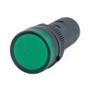 Лампа AD16DS d16mm 24В AC/DC зелений TNSy, TNSy5500246
