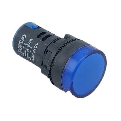 Лампа AD22DS d22mm 380В AC синій TNSy, TNSy5500469