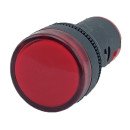 Лампа AD22DS d22mm 230В AC червоний TNSy, TNSy5500237