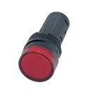Лампа AD16DS d16mm 230В AC червоний TNSy, TNSy5500247