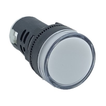 Лампа AD22DS d22mm 230В AC біла TNSy, TNSy5500231