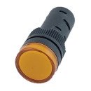 Лампа AD16DS d16mm 230В AC жовтий TNSy, TNSy5500243