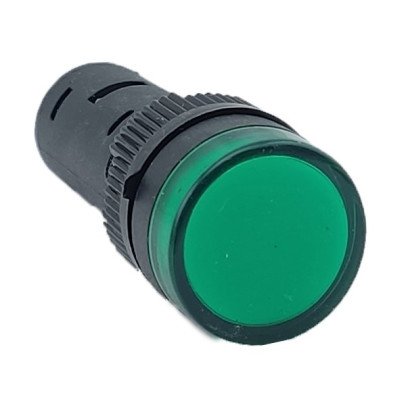 Лампа AD16DS d16mm 24В AC/DC зелений TNSy, TNSy5500246