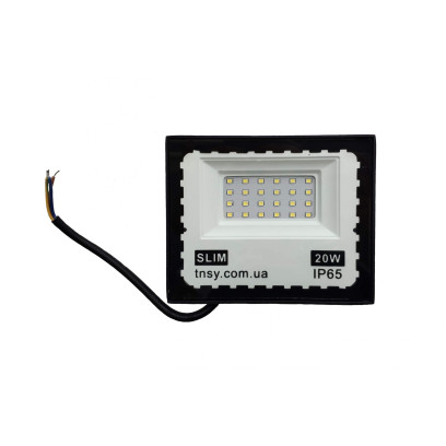 Прожектор LED 20W ULTRA Slim 220V 2000Lm 6500K IP65 TNSy, TNSy5000008