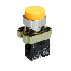 Кнопка XB2-BL51 1NO без подсветки желтый TNSy