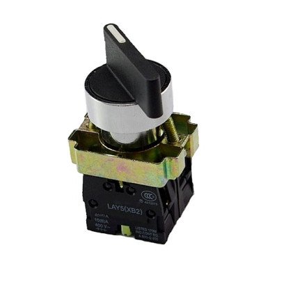 Переключатель XB2-BJ53 1NO+1NO "I-0-II" длинная рукоятка с самовозвратом TNSy, TNSy5500271