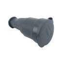 Розетка з захисною кришкою з/к переносна RUBBER IP44 TNSy, TNSy5000074 Розетка з захисною кришкою з/к переносна RUBBER IP44 TNSy, TNSy5000074