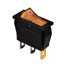 KCD3-101N Y/B 220V Перемикач 1 клав. жовтий з підсвічуванням TNSy