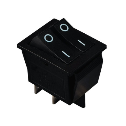 KCD2-2101 B/B Переключатель 2 клав. черный TNSy, TNSy5500806