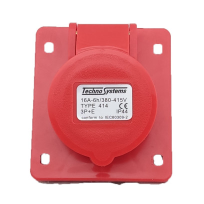 Розетка 414 скрыта 3Р+PЕ 16А 380В IP44 TNSy, TNSy5500425
