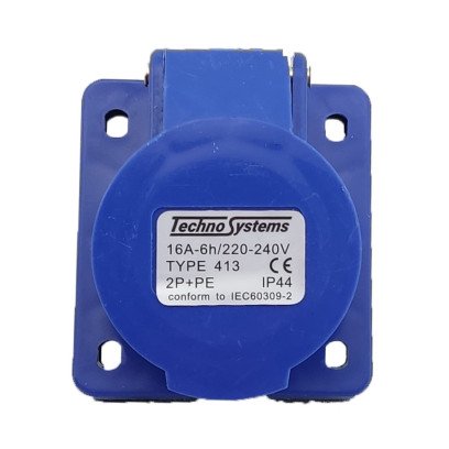 Розетка 413 прихована 2Р+PЕ 16А 220В IP44 TNSy, TNSy5500424