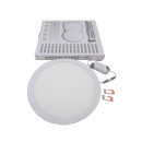 Світильник врізний LED Round Downlight 24W-220V-1700L-4000K Alum TNSy, TNSy5000128