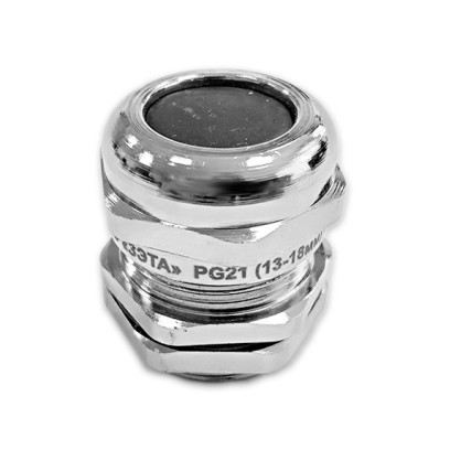 Сальник PG21 d13-18мм IP68 латунний TNSy, TNSy5501105