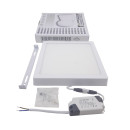 Світильник накладний LED Square Downlight 18W-220V-1300L-4000K Alum TNSy, TNSy5000140
