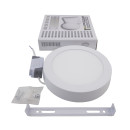 Світильник накладний LED Round Downlight 12W-220V-850L-4000K Alum TNSy, TNSy5000135
