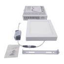 Светильник накладной LED Square Downlight 12W-220V-850L-4000K Alum TNSy, TNSy5000139