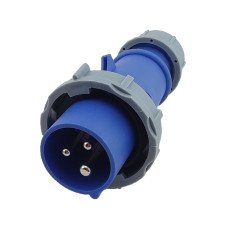 Вилка 0132 PRO переносна 2Р+PЕ 16А 220В IP67 TNSy