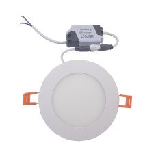 Светильник врезной LED Round Downlight 6W-220V-420L-4000K Alum TNSy