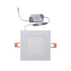 Светильник врезной LED Square Downlight 6W-220V-420L-4000K Alum TNSy