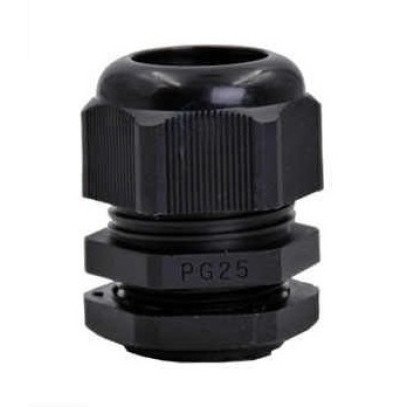 Сальник PG 25 d16-21мм IP68 чорний TNSy, TNSy5502546