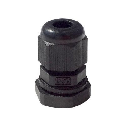 Сальник PG 7 d3-6 мм IP68 чорний TNSy, TNSy5502539