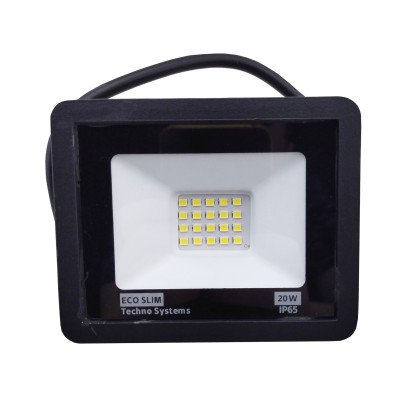 Прожектор LED 20W ECO Slim 220V 1400Lm 6500K IP65 TNSy, TNSy5000236