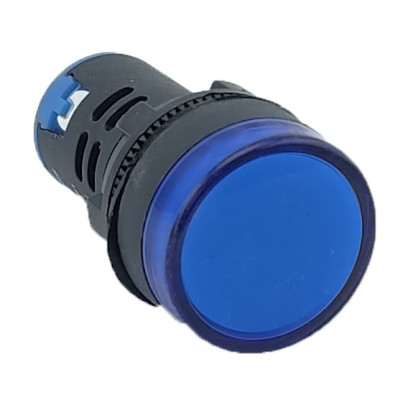 Лампа AD22DS d22mm 110В AC/DC синій TNSy, TNSy5502212