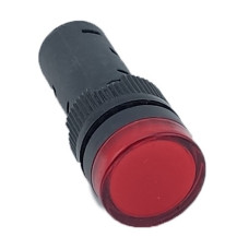 Лампа AD16DS d16mm 110В AC/DC красный TNSy