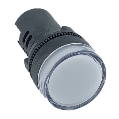 Лампа AD22DS d22mm 36В AC/DC біла TNSy, TNSy5502204