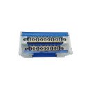 Шина «N» на DIN-рейку в корпусі ШНК2x11 синій TNSy, TNSy5501132