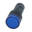 Лампа AD16DS d16mm 110В AC/DC синій TNSy, TNSy5502227