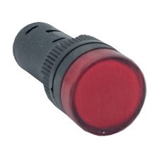 Лампа AD16DS d16mm 36В AC/DC красный TNSy