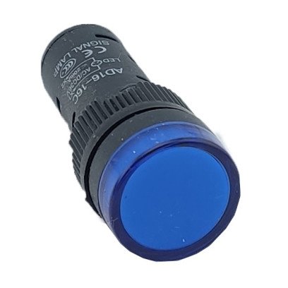 Лампа AD16DS d16mm 36В AC/DC синій TNSy, TNSy5502217