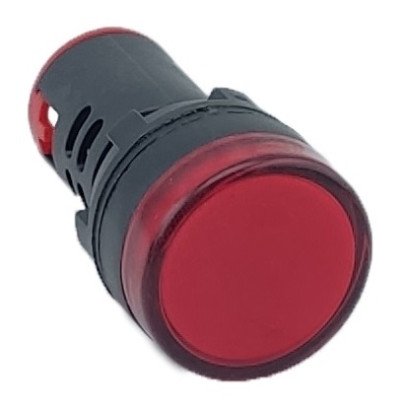 Лампа AD22DS d22mm 12В AC/DC червоний TNSy, TNSy5502203