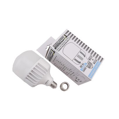 Лампа світлодіодна LED Bulb-T120-60W-E27-E40-220V-6500K-5400L ALUM TNSy, TNSy5000511